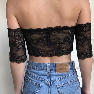 NWT lace crop top/bralette